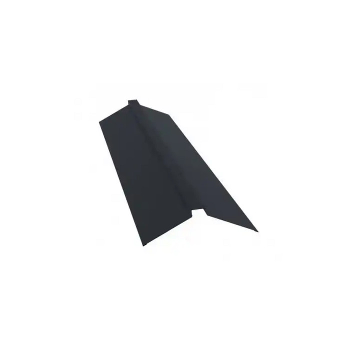 Планка конька плоского 115х30х115 0,5 Rooftop Matte RAL 7016 - фото №1